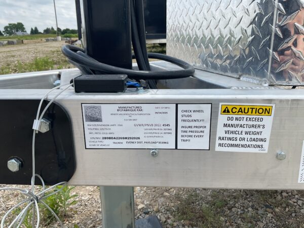 2025 6’x12’ Bender Dump Trailer - Image 13